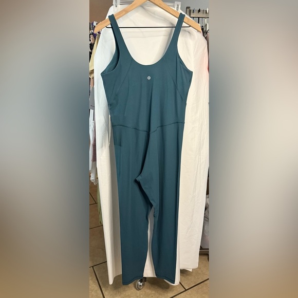 Lululemon Align Ribbed Bodysuit 25" Green Jasper Size 12 NEW WITH TAGS - Picture 5 of 9